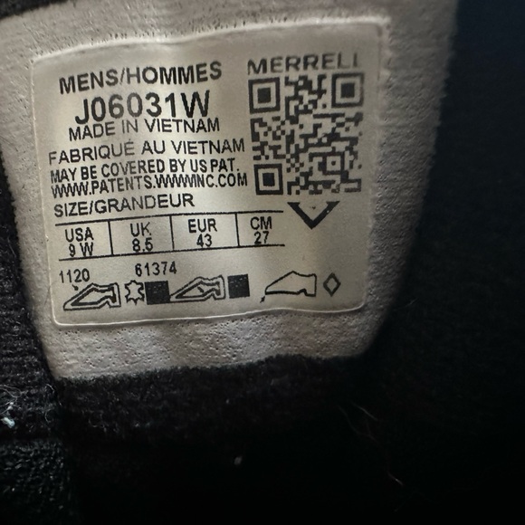 Merrell Black and Gray Trail Shoes - Picture 6 of 6